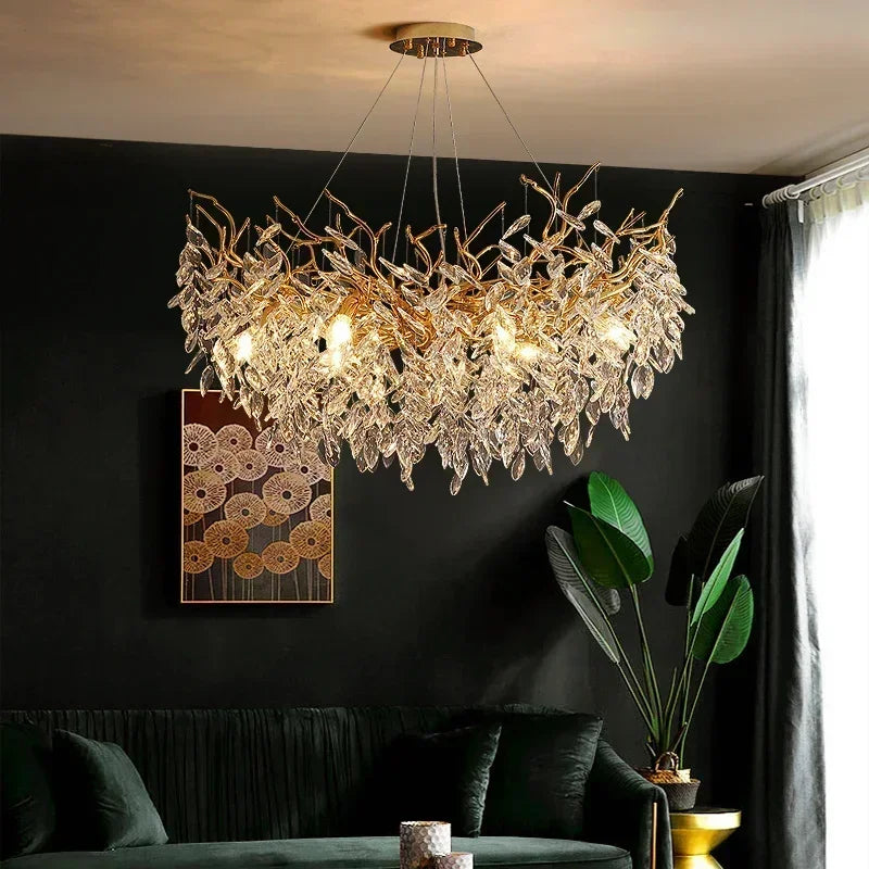 Dining Room Branch Pendant Lights Crystal
