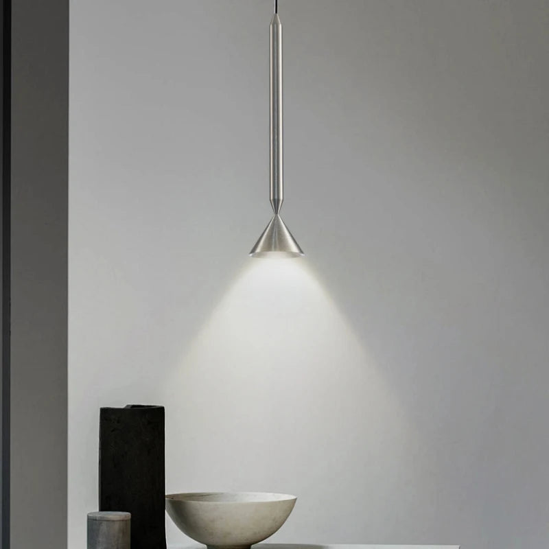Black Silver Aluminum Wire Length Pendant Lights