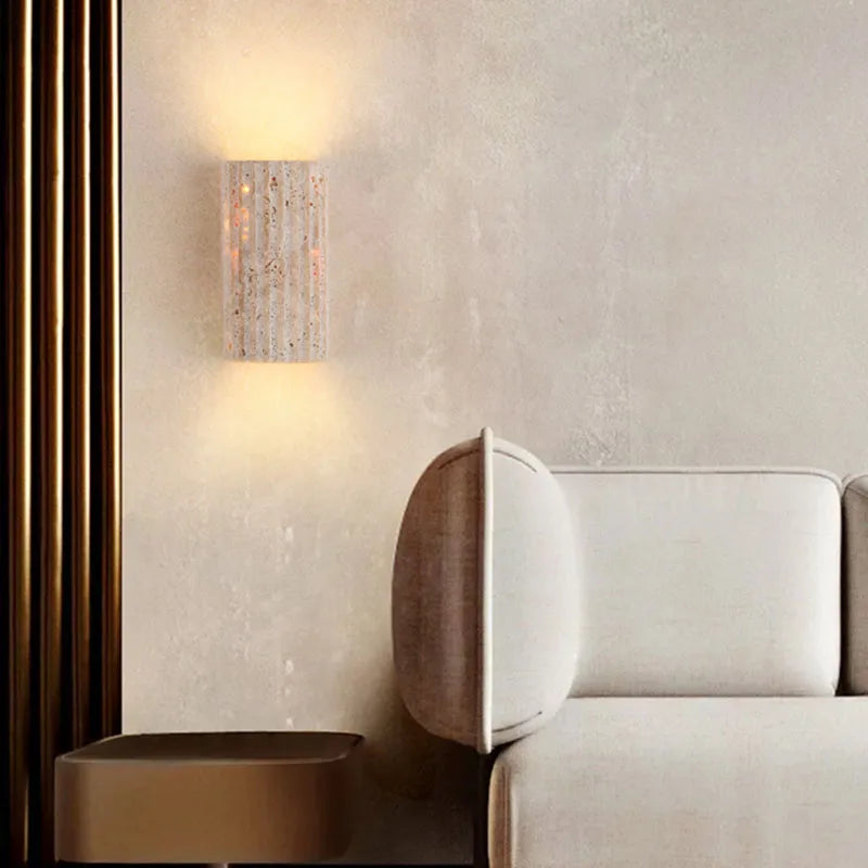 Three-Dimensional Natural Stone Wall Light Outdoor 3000K