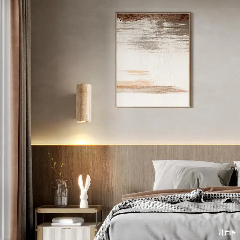 Natural Stone LED Wall Lamp Sconce Home Atmosphere