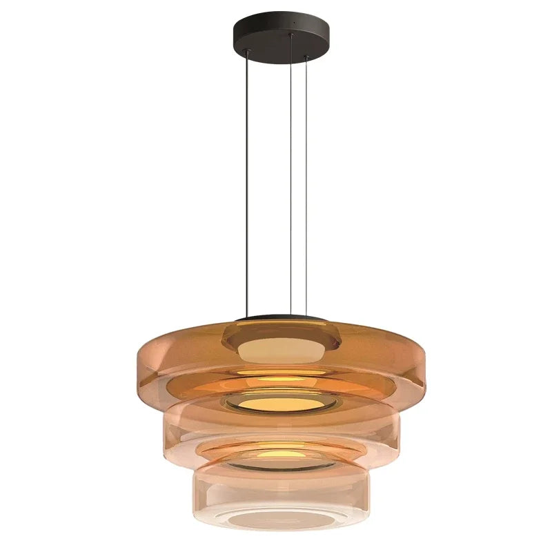 Glass Pendant Light Fixture Lighting Kitchen Island Ceiling