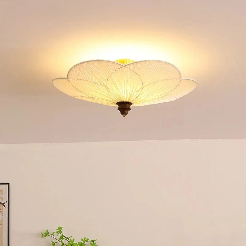 French Medieval Retro Plum Blossom Ceiling Lamp LED E27