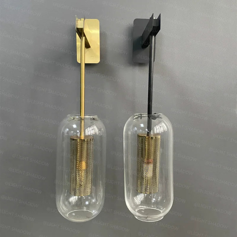 Wall Sconce Light Fixture Glass