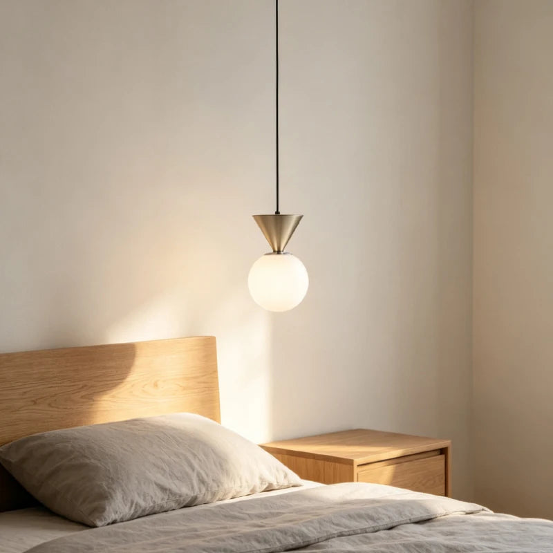 Marble Chandelier Bedroom Bedside Lamp Simple High-End