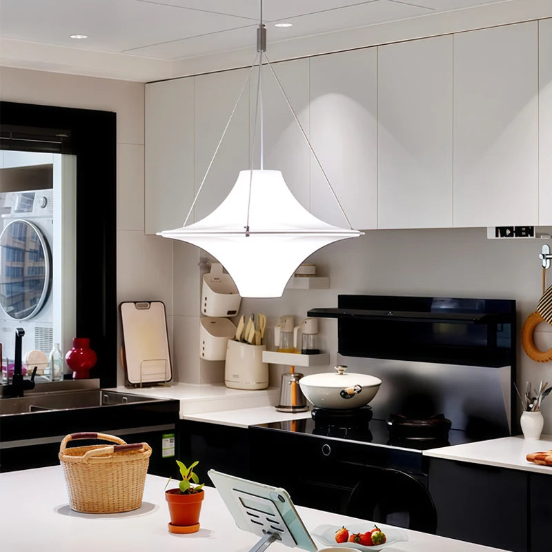 Nordic Minimalist Lokki Seagull UFO Chandelier