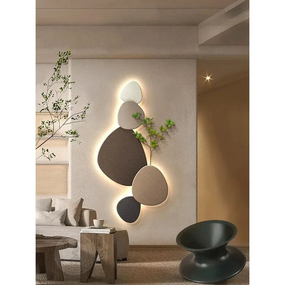 Living Room Wall Lamp Porch Decorative Painting Lights Green