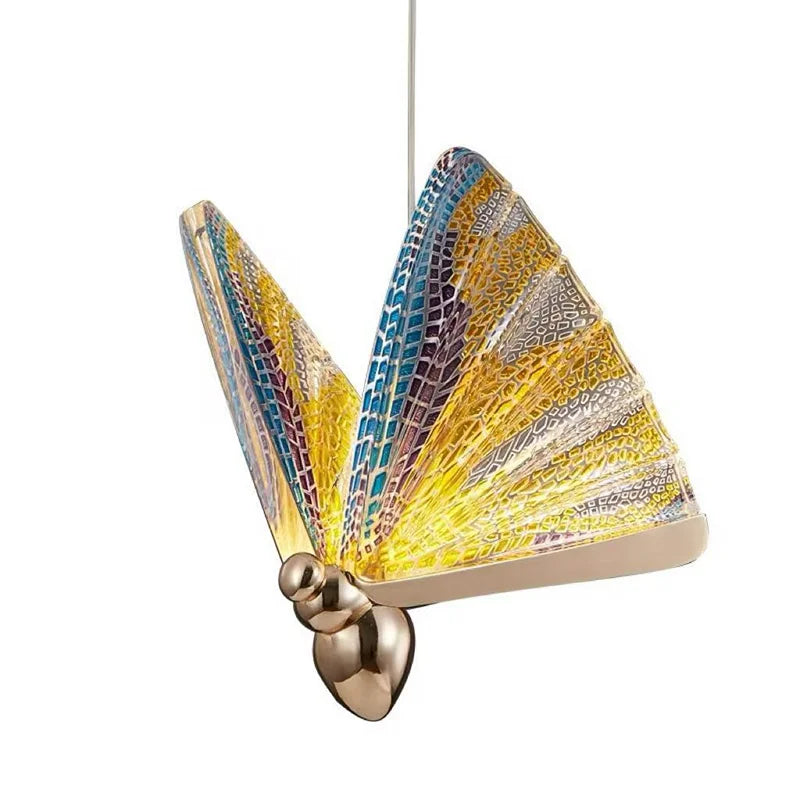 Nordic Acrylic Butterfly LED Pendant Lights Bar Suspend