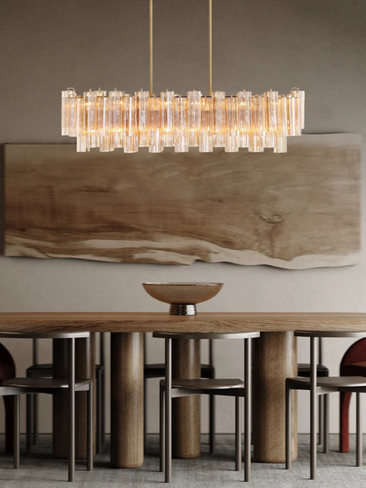 French Design Glass Art Early Spring Chandelier