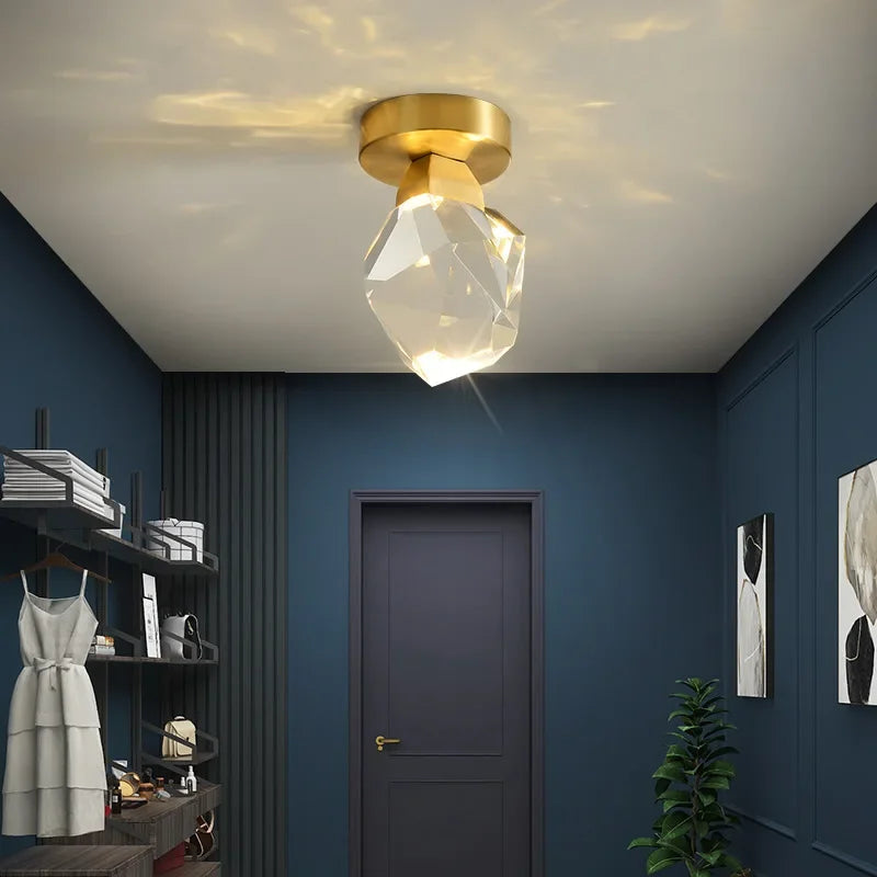 LED Wall Lamp Nordic Gold Minimalist