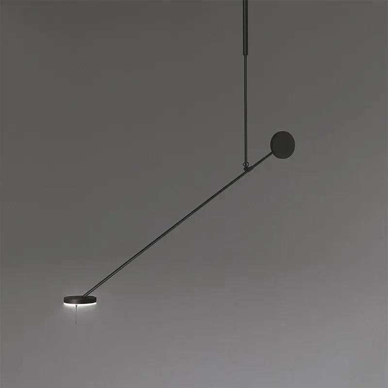Creative LED Chandelier Black Adjustable Indoor