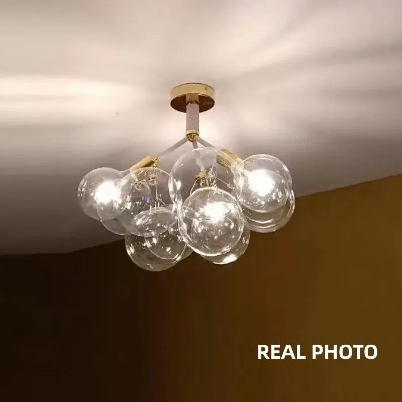 Nordic Glass Globe LED E27 Pendant Lights