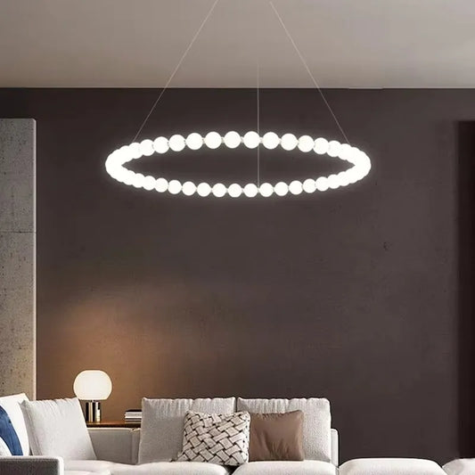 Gold LED Chandelier Lighting Dining Living Room Glass Ball