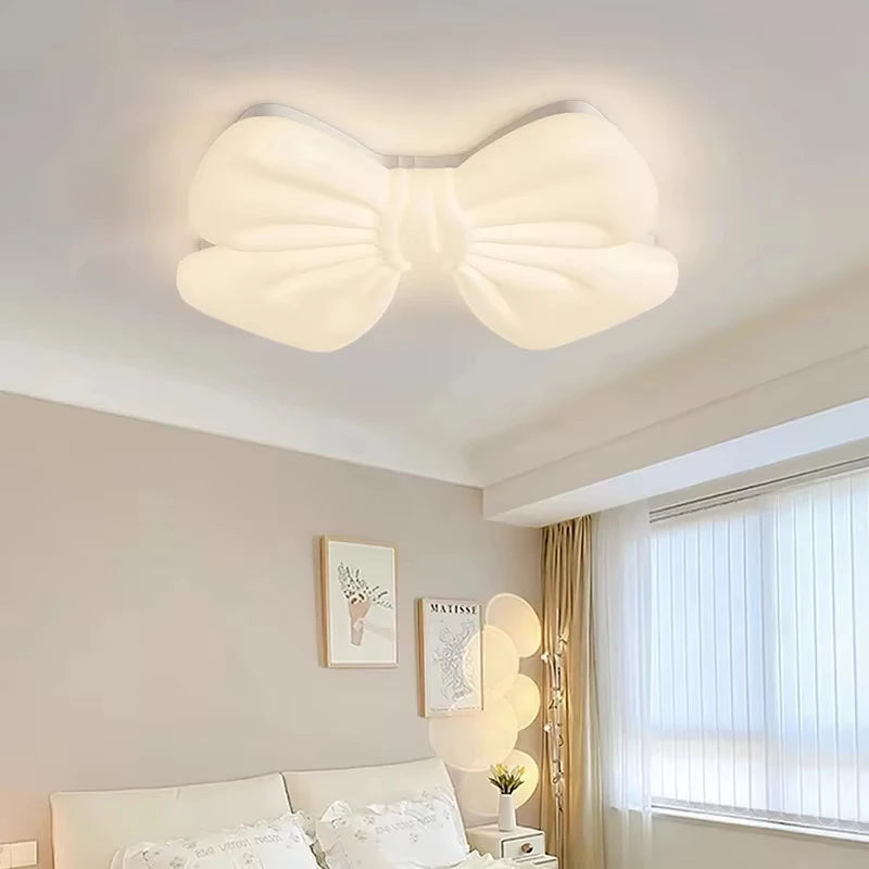 Creative Butterfly Knot Bedroom LED Ceiling Chandelier