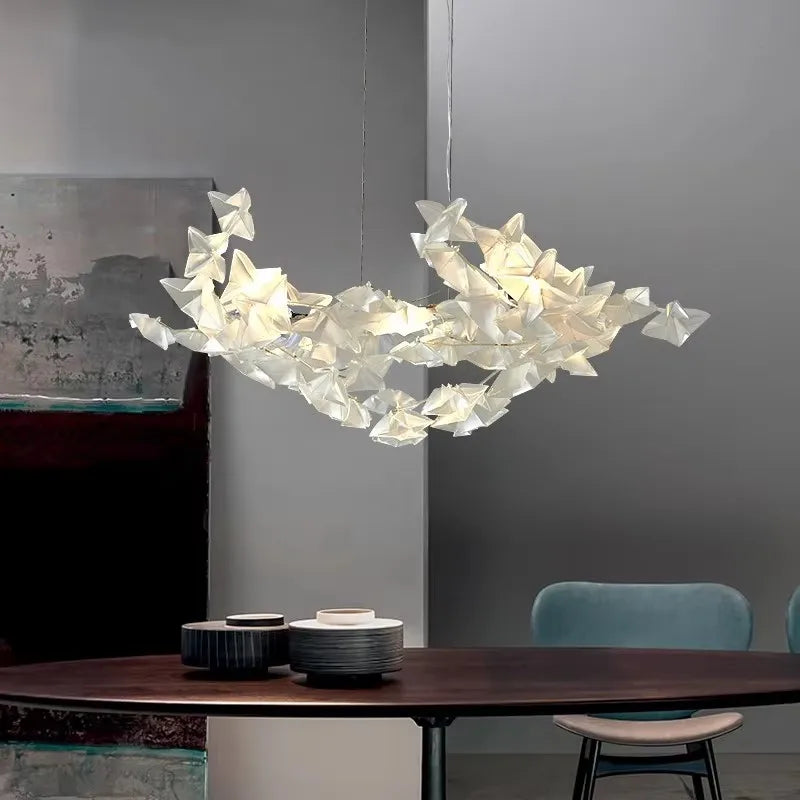 Creative Postmodern LED Chandelier Lighting White