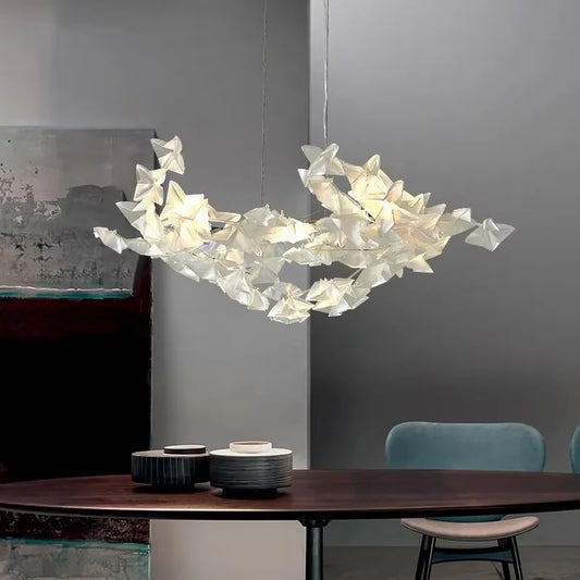 Creative Postmodern LED Chandelier Lighting White
