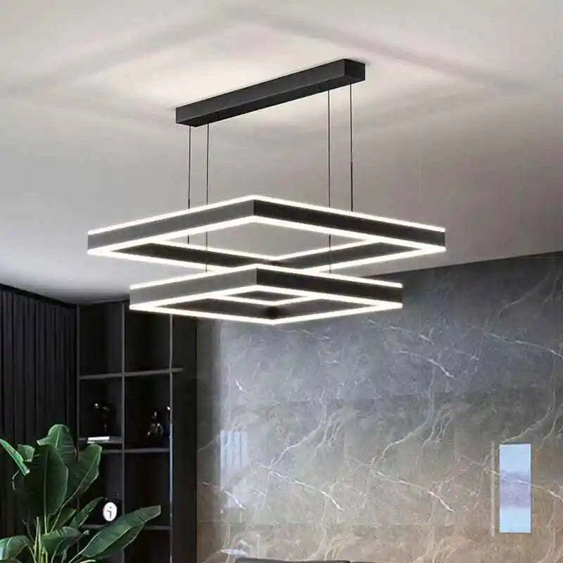 Nordic Minimalism Oval LED Pendant Light