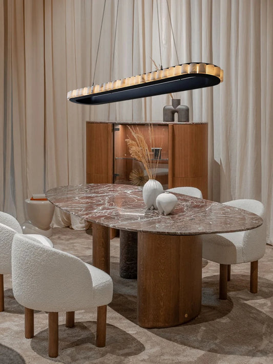 Illuminate Kitchen Dining Room Natural Marble Pendant Light