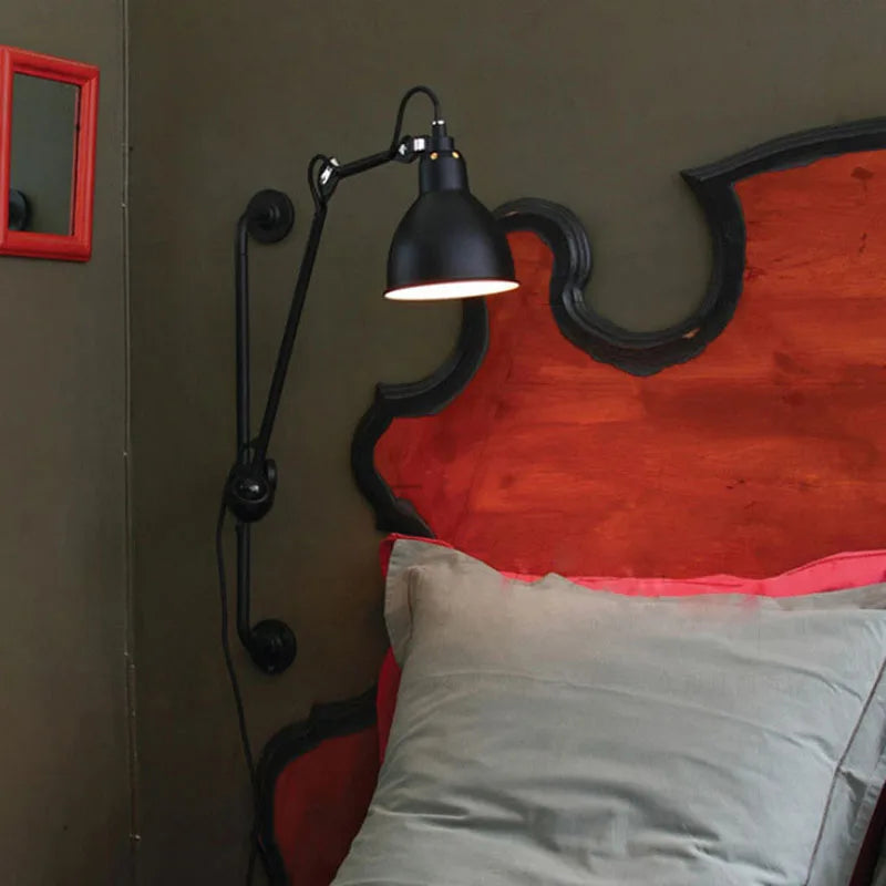American Home Wall Lamp E14 Bulb Plug Bedroom Reading