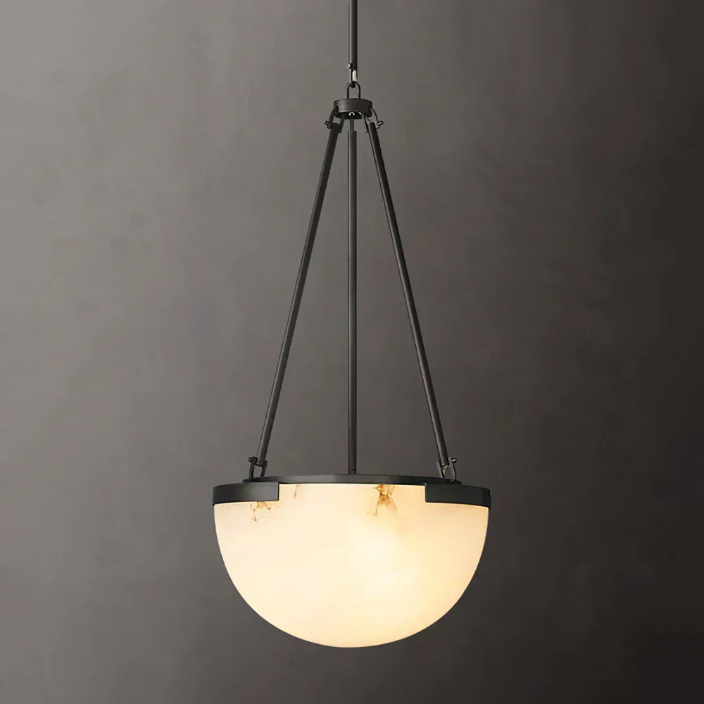Semicircular Istar Alabaster Chandelier – Alabaster detail 10