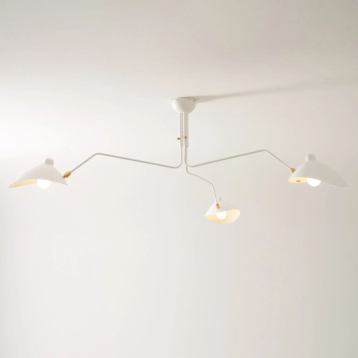 Serge Mouille Brass Ceiling Light A – Brass detail 24