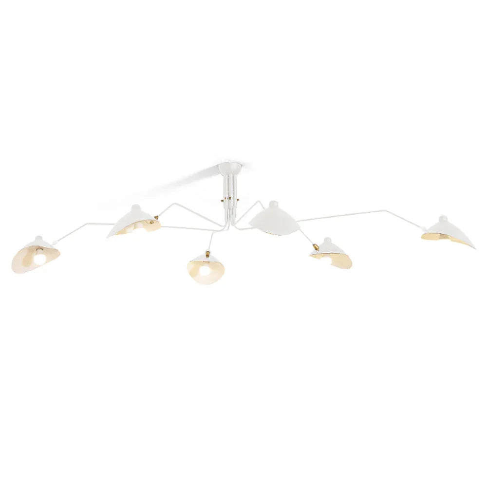 Serge Mouille Brass Ceiling Light A – Brass detail 34