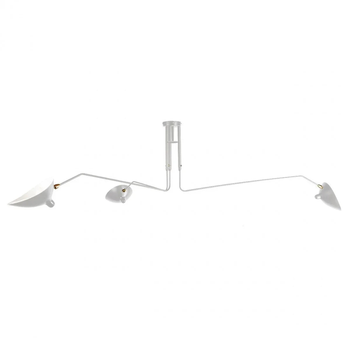 Serge Mouille Brass Ceiling Light A – Brass detail 31