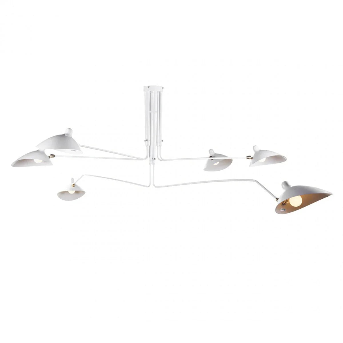 Serge Mouille Brass Ceiling Light A – Brass detail 32