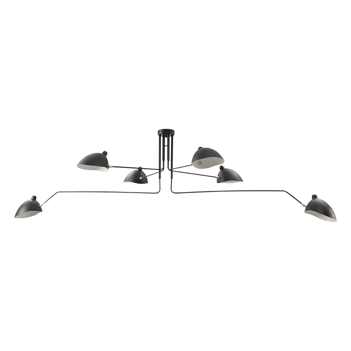 Serge Mouille Brass Ceiling Light A – Brass detail 30