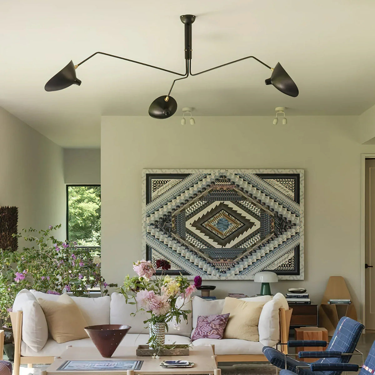 Serge Mouille Brass Ceiling Light A – Brass detail 11