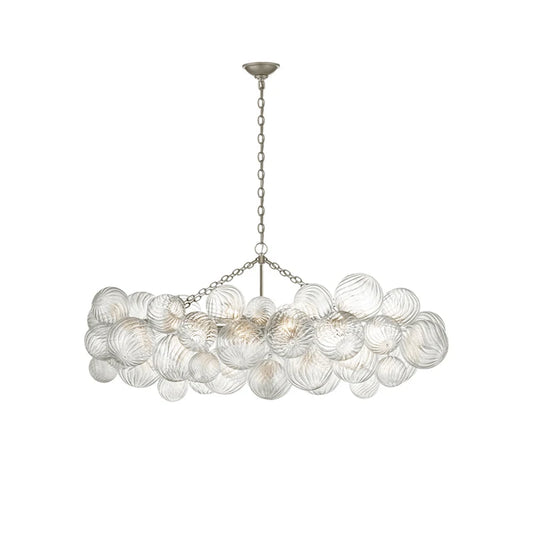 Home Glass Bubble Chrome E14 LED Dimmable
