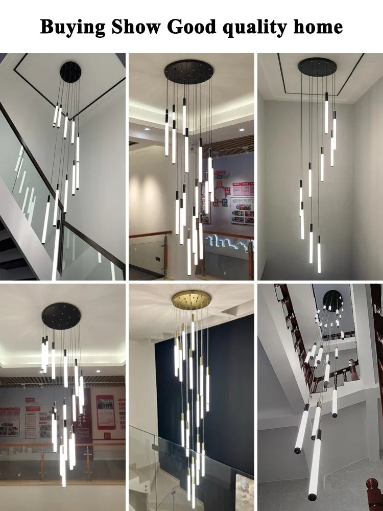 Stair Chandelier Nordic Minimalist
