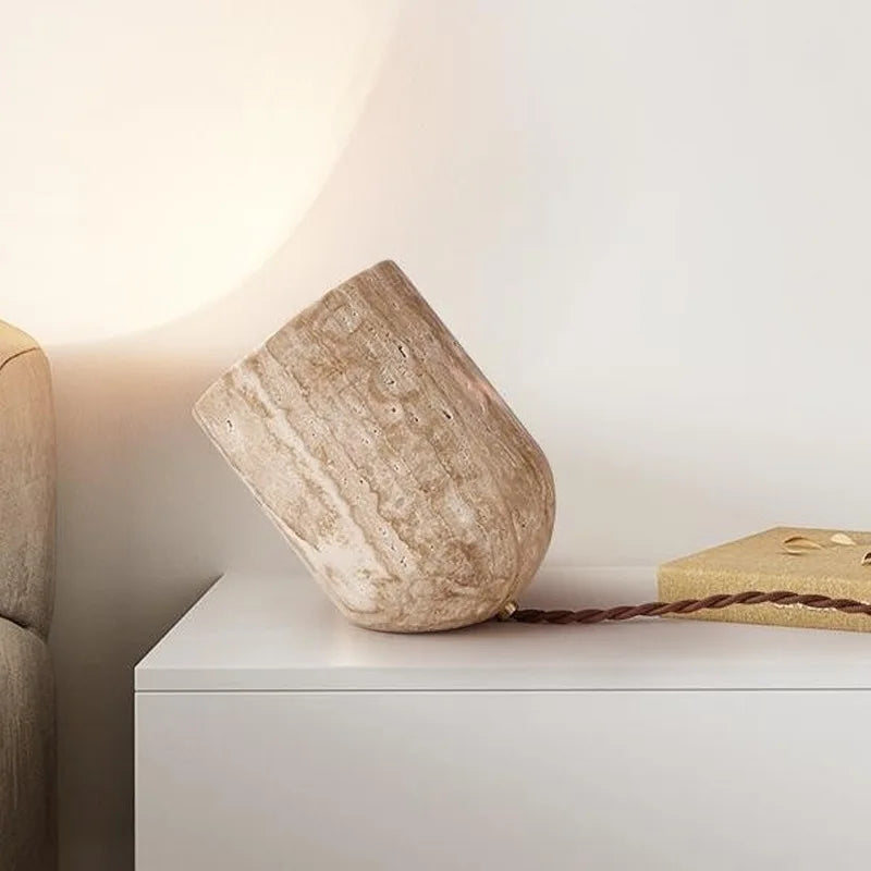Novelty Creative Natural Stone Table Light E27 Bulb