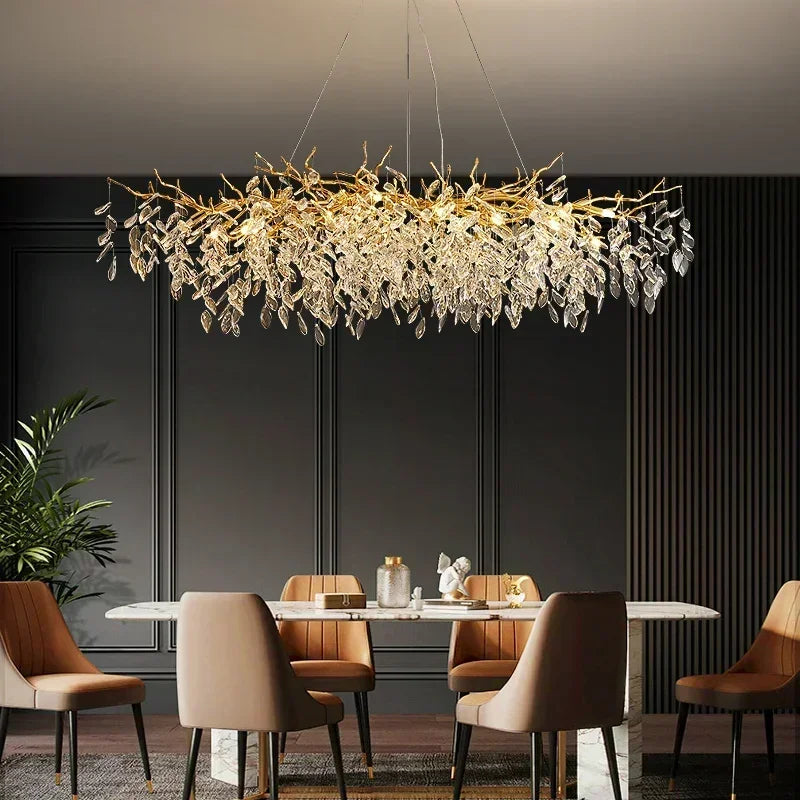 Dining Room Branch Pendant Lights Crystal