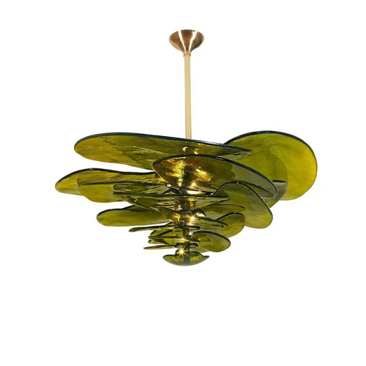 Tree Heaven Colorized Glass G9 LED Chandelier