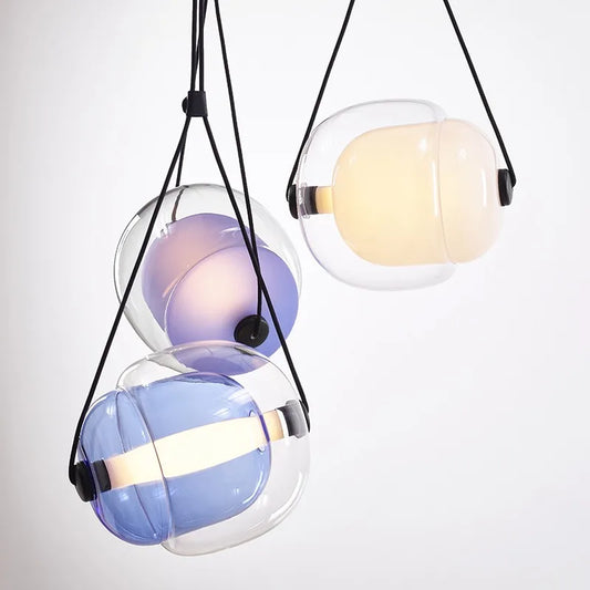Design LED Glass Chandelier