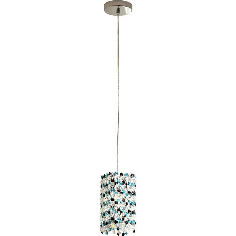 Colorful Sofaside LED E14 Pendant Lights K9 Crystal Suspend