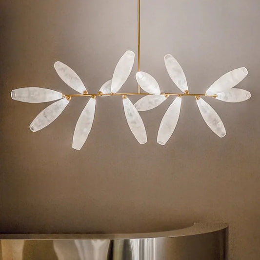 Postmodern LED Chandelier Lighting Glass Home Plated