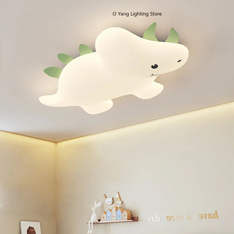 Dinosaur Ceiling Light Tyrannosaurus Triceratops Lamp Cute