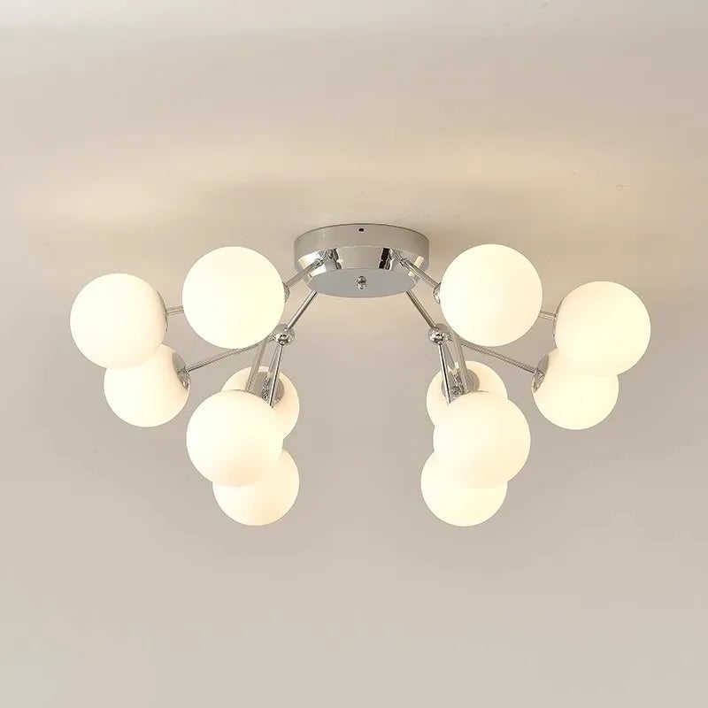 Golden Ceiling Lamp Nordic Magic Bean