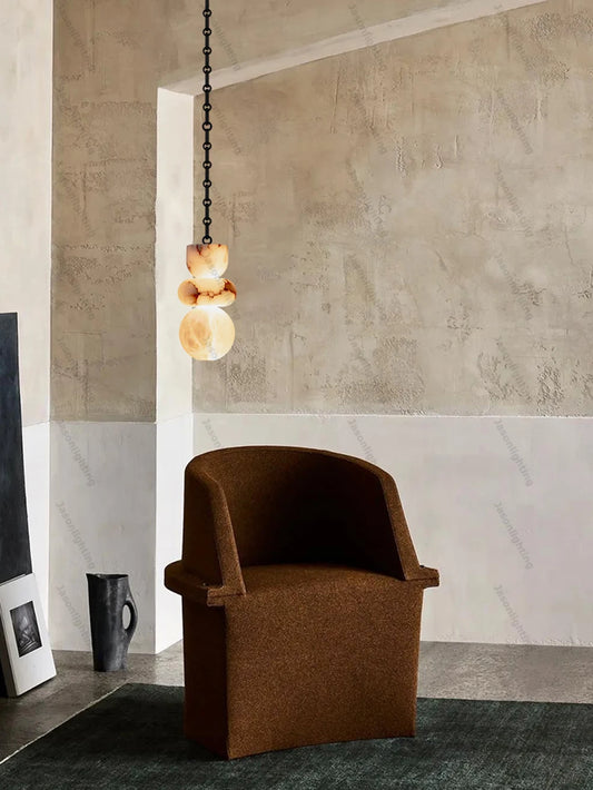 Dimmable LED Home Natural Marble DIY Chain Pendant Light
