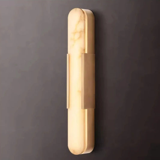 Natural Marble LED Wall Light Good Copper Bedroom Stair