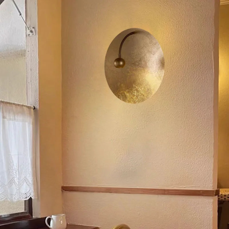 Atmosphere LED Wall Light 3000K Gold Metal Art Deco