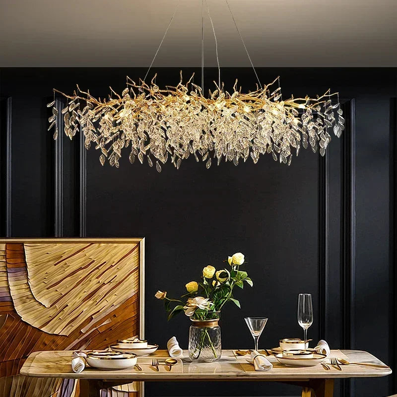 Dining Room Branch Pendant Lights Crystal