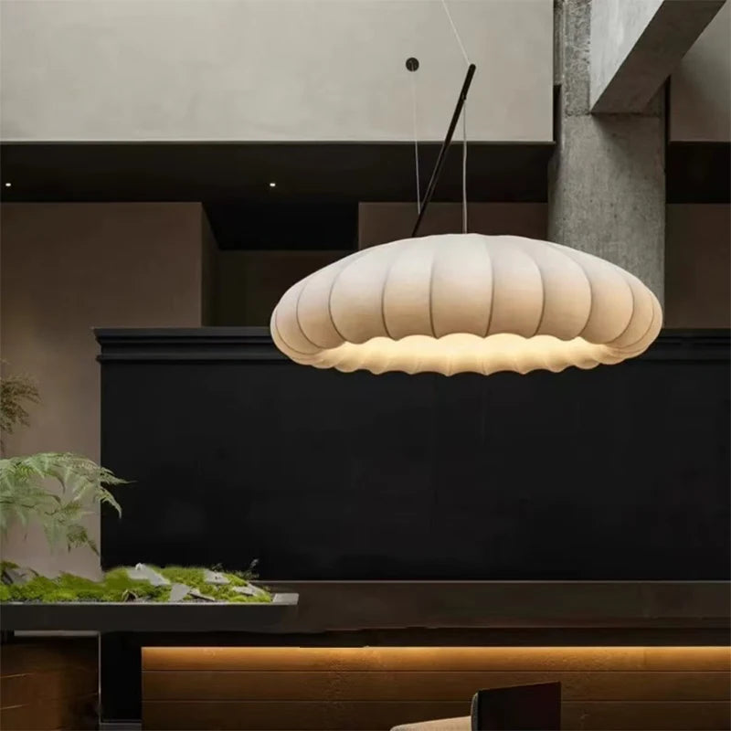 Nordic Bar LED Pendant Light Fabric E27