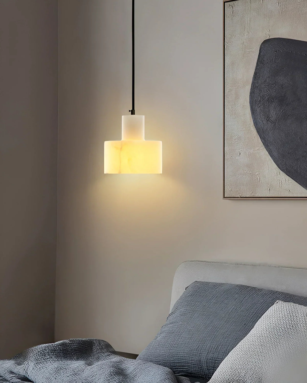 Simple Cyls Alabaster Pendant Lamp – Alabaster detail 16