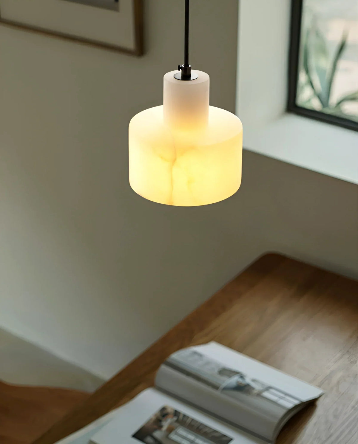 Simple Cyls Alabaster Pendant Lamp – Alabaster detail 17