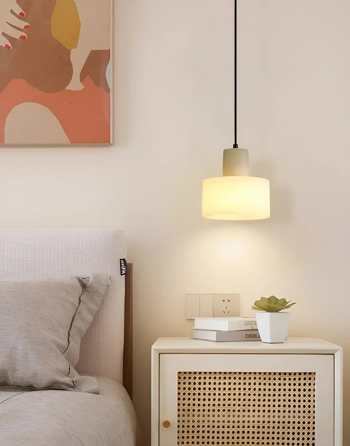 Simple Cyls Alabaster Pendant Lamp – Alabaster detail 18