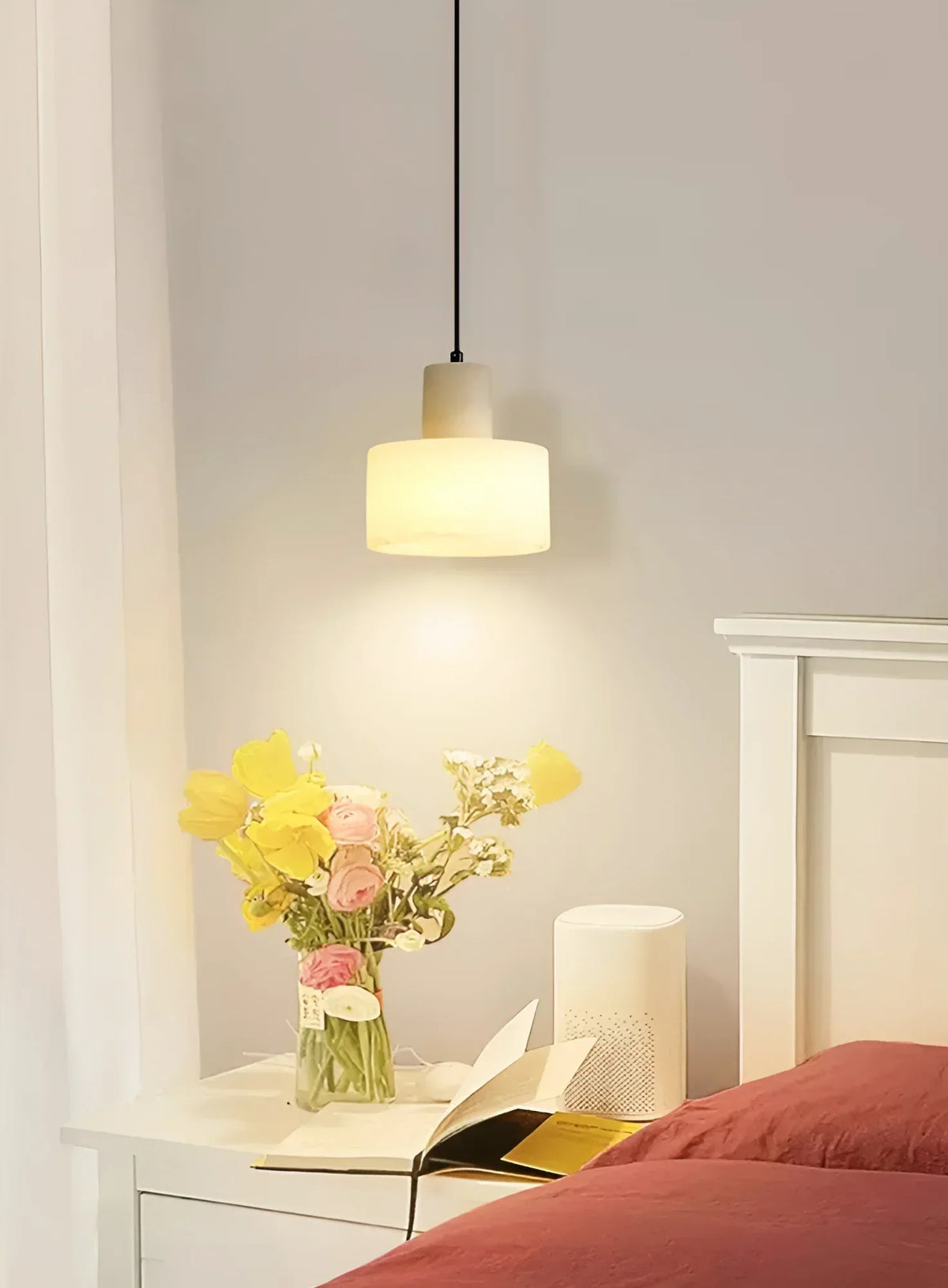 Simple Cyls Alabaster Pendant Lamp – Alabaster detail 10