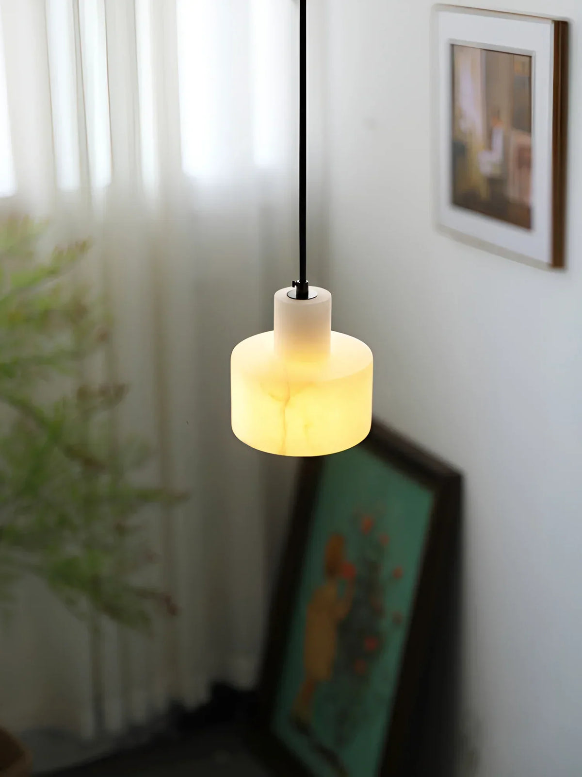 Simple Cyls Alabaster Pendant Lamp – Alabaster detail 13