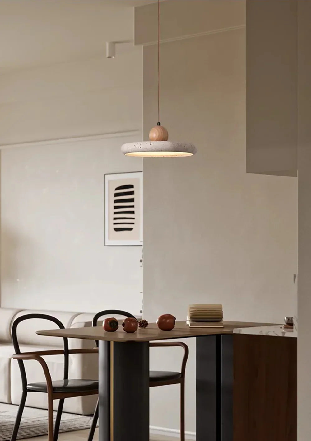 Siyane Travertine Pendant Lamp – Travertine detail 10